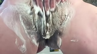 Shaving Hairy Pussy Up Close - Bunnie Lebowski
