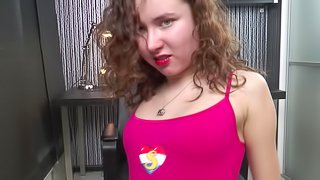Magdalena is the curly-haired chick who just loves playing with toys