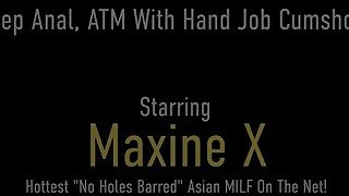 Asian Sensation Maxine X Butt Banged And Then Drains That Raging Dick!