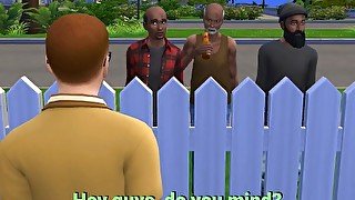DDSims - Cuckold Loses his Wife and Home to Homeless Men - Sims 4