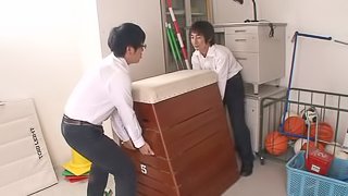 Tied up Miwako Yamamoto gets her toes licked and pussy fucked