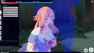 [CM3D2] - Yuno Gasai Masochist Sex Request