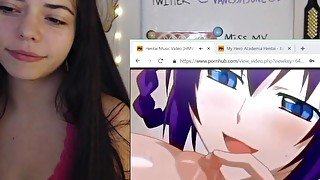 Camgirl Reacting to Hentai - Bad Porn Ep 6