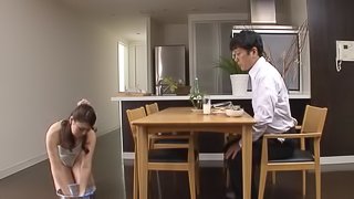 Horny Japanese Housewife In Bikini Enjoys Tough Pussy Poking