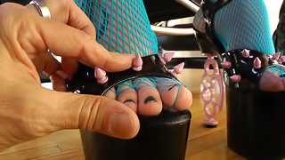 A kinky foot fetish compilation with plenty of toe sucking and teasing