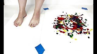 Feet painting