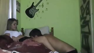 Homemade sex tape girl couple