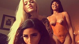 Smoking Hot Lesbian Threesome with Jenna Foxx, Naomi Woods & Alex Grey!