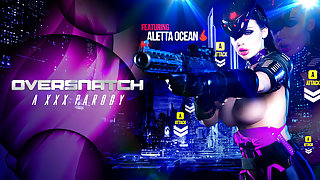 Aletta Ocean & Danny D in Oversnatch: A XXX Parody - Brazzers