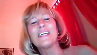 Blonde milf has pov oral and cowgirl sex and jerks 'till cumshot