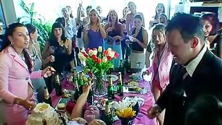 Wedding party and orgy where Daria Glower has fun with other sluts