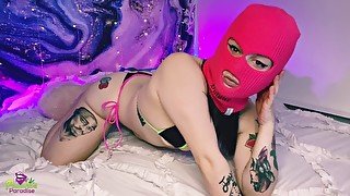 masked slut cums hard for you