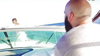 MAMACITAZ - Gina Snake Blows Off Some Steam With Public Sex On A Boat