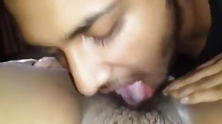licking wet creamy hairy pussy