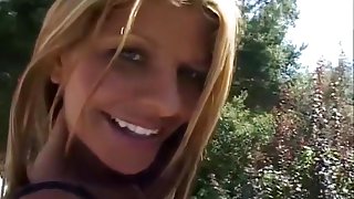 Horny Chick Takes On Two Black Cocks
