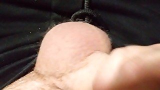 POV JERKING BIG COCK when MOM go SHOPPING