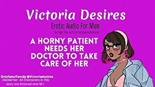 horny patient needs her doctor to take care of her  Asmr roleplay erotic audio for men