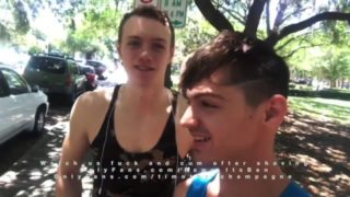 Twink Dares 18 Straight Jock to suck his dick in an Uber getting him hard!