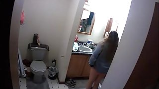 Hidden cam shower sex with my wife 'krissi'