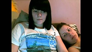 Russian lesbian girl stretches my ass hole with two fingers