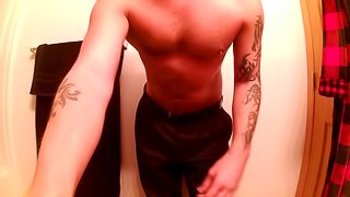 Sexy Solo Male Masturbation with Cumshot and some Dirty Talk (for women)
