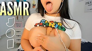 Emanuelly Raquel ASMR joi dirty talking and making you cum so hard, perfect blowjob!!!!