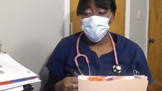 POV Roleplay Your Sexy Follow-up Appointment With Ebony Doctor