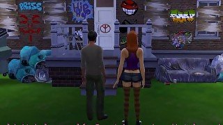 DDSims - teen gangbanged by black bums - Sims 4