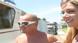 Wild and Crazy Blonde Takes a Sexy Cruise and a Cock