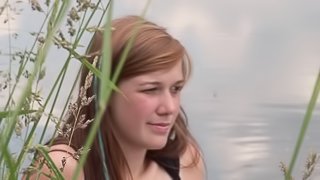A day at the lake with a cute teen that loves to masturbate