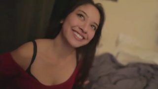 Cute asian gf gives head