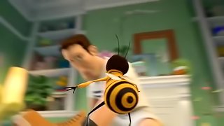 Bee movie trailer but every time they say bee a Japanese girl moans