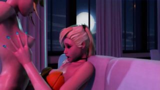 [BlackjrXIII] Game 30FPS Pharah x Sara FUTANARI Sex
