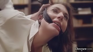 Library is a good place for anal sex with a busty Ivy Labelle
