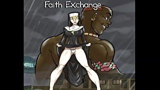 Nancy Faith Exchange - BBC Voodoo Priest Fuck White Church Nun &vert; Interracial