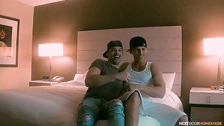 Roman Todd and Nic Sahara hooked up and fucked in a hotel