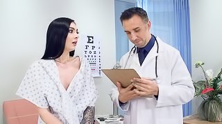 Marley Brinx seduced by a horny doctor for a great fuck