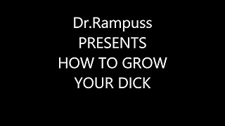 How to grow your penis in 30 days.