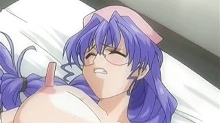 Busty hentai nurse hard fucked by shemale doctor anime