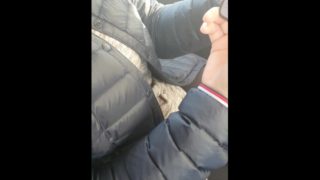 Step mom in leggings fucked in the car by Muslim step son 