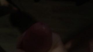 Stroking my big cock for a strong, moaning cum