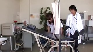 Hidden cam video with a horny asian doctor who likes cunts