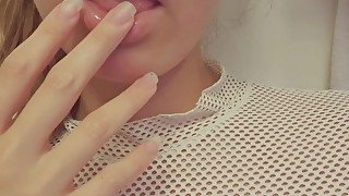 Teen Girl Pink Tight Pussy Vibrator Dripping Wet Pulsating Orgasm Moaning (requested vid)