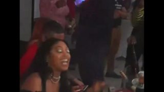 Rapper Trina "Out" at Night Club Fort Lauderdale with Sexy Young Stripper