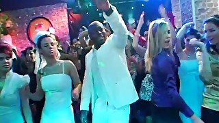 Whorish bride goes wild at the wedding party