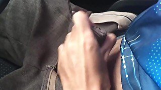 Thai Story SEX Public Blowjob In Car HE CUMS IN MY MOUTH