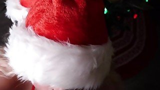 XXXMas Sloppy Blowjob with Santa Slut (gh0stgirl) Real Couple