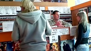 A video store is the best place for a hardcore gangbang