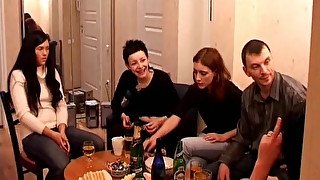 Russian fuck party
