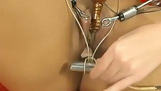 Asian DragonLily Tortured in Bondage Video by Lesbian Blonde